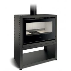 Insert à Bois Ferlux Galaxy 80 avec Bûcher Panoramique 15 kW