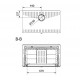 Ferlux Galaxy 80 Wood Insert with Panoramic Pyre 15 kW