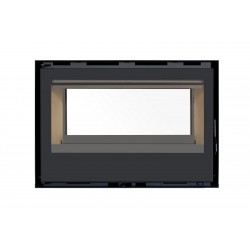Insert Termofoc Pack Double Face de 13kW avec Cadre 4 cotés Acier