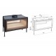 13kW Termofoc Double Sided Wood Fireplace Insert