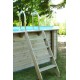 Piscina Madera Ubbink Azura 430x300 H126cm Liner Azul