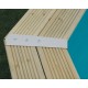 Piscine Bois Ubbink Azura 430x300 H126cm Liner beige