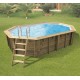 Pool Wood Ubbink Azura 490x355 H130cm Blue Liner