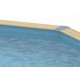 Piscine Bois Ubbink Azura 610x400 H120cm Liner bleu