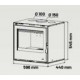 Inserto Pack Lagos C-595 Termofoc 6.5kW con telaio in acciaio a 4 lati