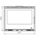 Insert Pack Lagos C-695 Termofoc 7.3kW with 4-sided Steel Frame