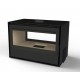Inserto in legno bifacciale Lagos C-795 Termofoc Confezione da 7kW con telaio in acciaio a 4 lati