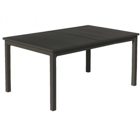 Table à Manger Extensible Palma 170-220X100 Aluminium Anthracite Hevea