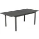 Table à Manger Extensible Palma 170-220X100 Aluminium Anthracite Hevea