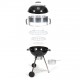 Churrasco Livoo Metal Preto Madeira Forno Pizza