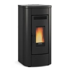 Stufa a pellet ventilata La Nordica Extraflame Klaudia 8kW Nero