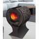 Wood Stove Heat Exchanger NovaStove Cube 8kW 3 Sides Glazed with Support