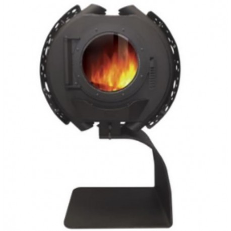 Houtkachel Warmtewisselaar Frankrijk Turbo Sofia 8kW Voluut Blad
