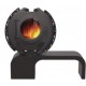 Stufa a legna Scambiatore di calore France Turbo Sofia 8kW Volute Leaf