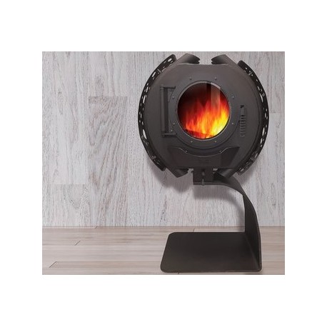 Estufa de leña Intercambiador de calor Francia Turbo Sofia 13kW Voluta Leaf