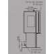 Houtkachel Warmtewisselaar Frankrijk Turbo Lorena 8kW triple windows