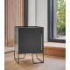 Pelletlagerung Lisboa Schwarz Frosted Nineteen Design