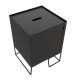 Pellet Storage Lisboa Black Frosted Nineteen Design