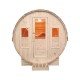 Traditional outdoor sauna Holl's Gaïa Omega 6 seats